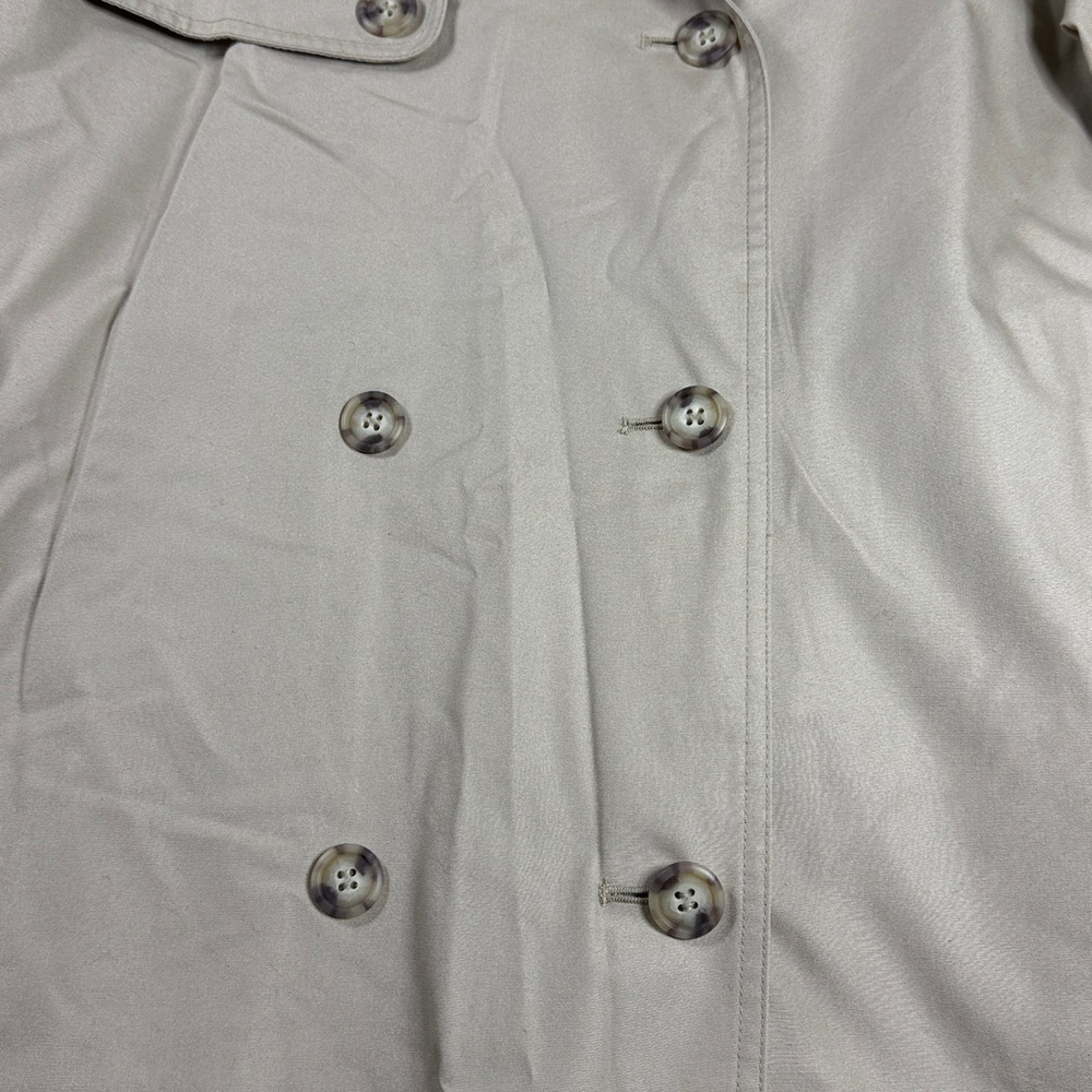 London Fog Beige Trench Coat - Picture 3 of 15